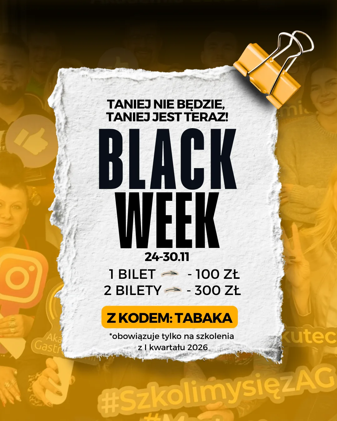 Promocja TABAKA – Black Friday